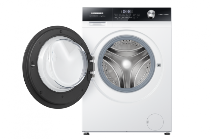 Masina de spalat rufe, automata, clasa A, motor inverter, capacitate 9 kg, 1400 Rpm, display touch, New Generation, Alb, HEINNER [3]