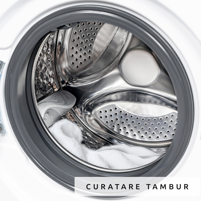 Masina de spalat rufe, automata, motor inverter, capacitate 8 kg, 1400 Rpm, 14 programe, display pictograme, clasa A, SAMUS [14]