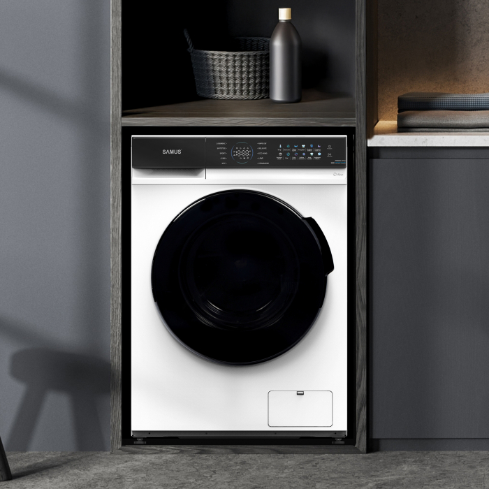 Masina de spalat rufe, capacitate 10 kg, 11 programe, touch control, clasa A, 1400 Rpm, display color, Samus [3]