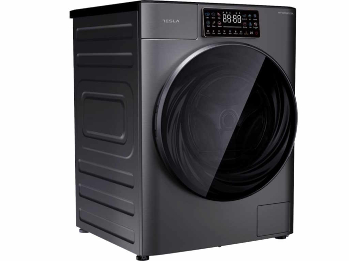 Masina de spalat rufe, capacitate 10 kg, motor inverter BLDC, display Touch, 1400 RPM, clasa A, Gri Antracit, TESLA [3]