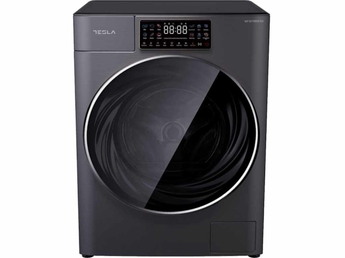 Masina de spalat rufe, capacitate 10 kg, motor inverter BLDC, display Touch, 1400 RPM, clasa A, Gri Antracit, TESLA [6]
