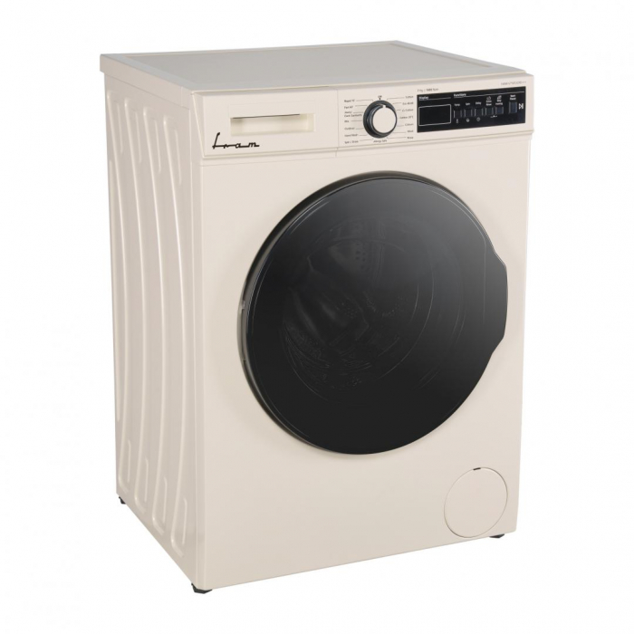 Masina de spalat rufe, capacitate 7 kg, 15 programe, afisaj LED, touch, crem lucios, FRAM [3]
