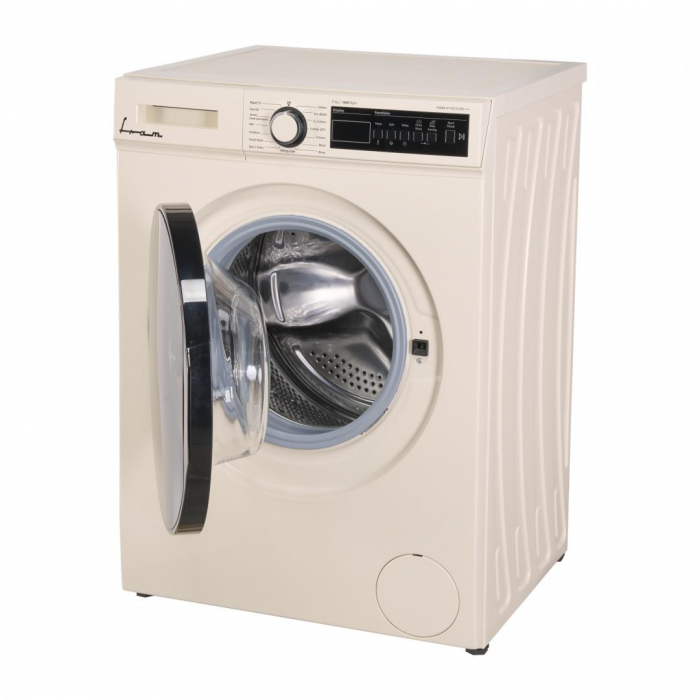 Masina de spalat rufe, capacitate 7 kg, 15 programe, afisaj LED, touch, crem lucios, FRAM [2]