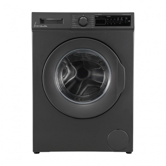 Masina de spalat rufe, capacitate 7 kg, 15 programe, afisaj LED, touch, gri, FRAM [1]