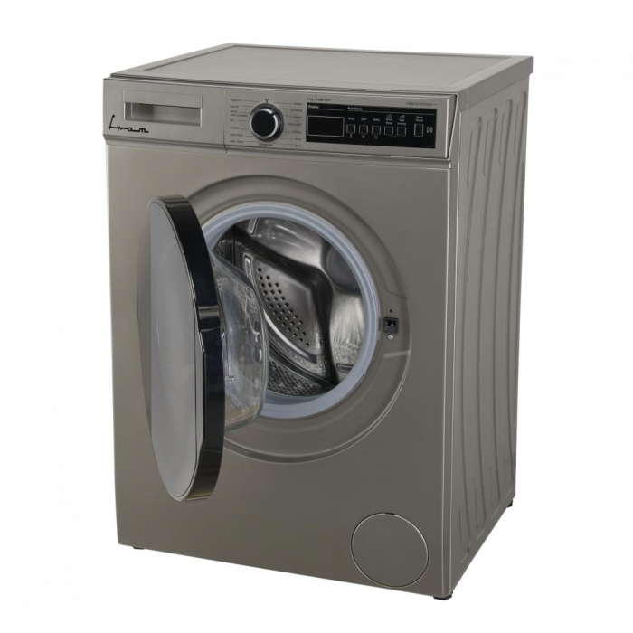 Masina de spalat rufe, capacitate 7 kg, 15 programe, afisaj LED, touch, INOX crom, FRAM [2]