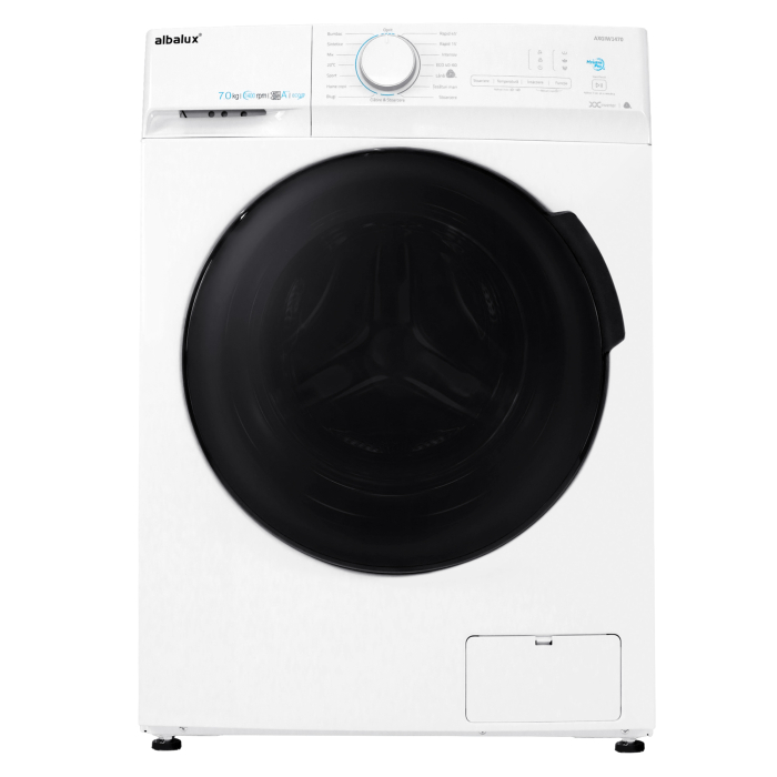 Masina de spalat rufe, capacitate 7 kg, 16 programe, clasa B, 1400 Rpm, motor invert, Alb, ALBALUX [2]