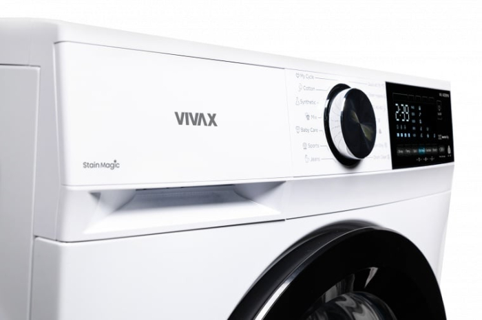 Masina de spalat rufe, capacitate 8 kg, 1400 Rpm, motor inverter, Clasa A, 12 programe, Alb, VIVAX [7]