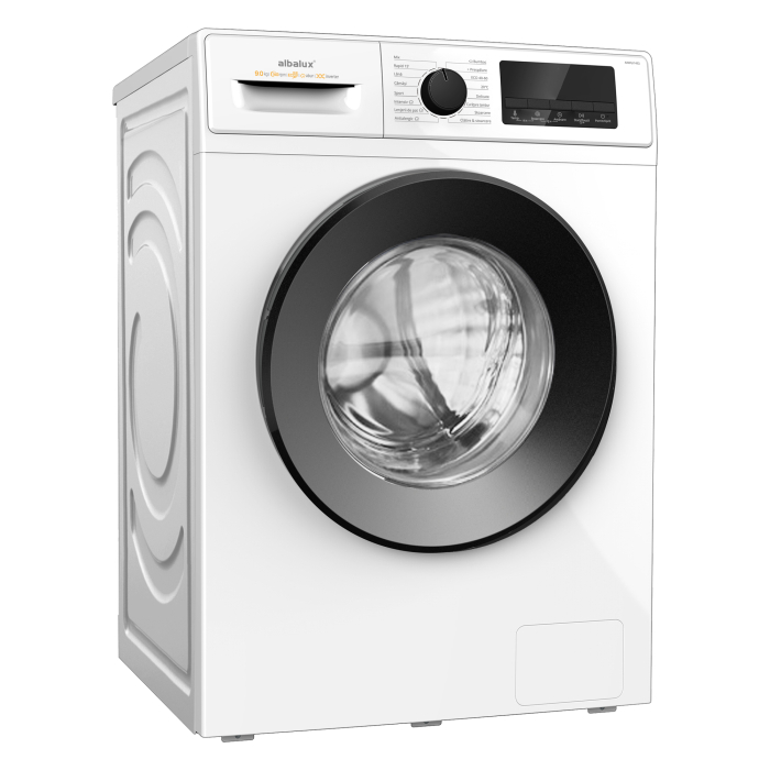 Masina de spalat rufe, capacitate 9 kg, 16 programe, clasa A, 1400 Rpm, motor inverter, display LED, Alb, ALBALUX [2]
