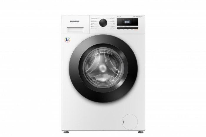 Masina de spalat rufe, capacitate 9 kg, clasa A+, 1400 Rpm, motor inverter, display digital, Alb, HEINNER [1]