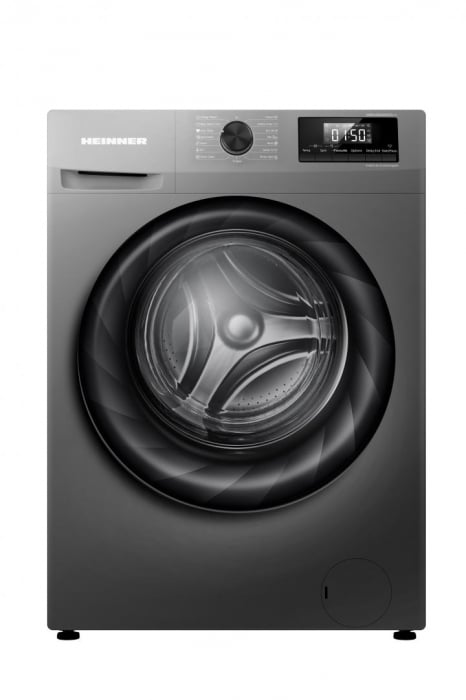 Masina de spalat rufe, panou digital, 15 programe, capacitate 9 kg, A+++, Gri Titanium, HEINNER [1]