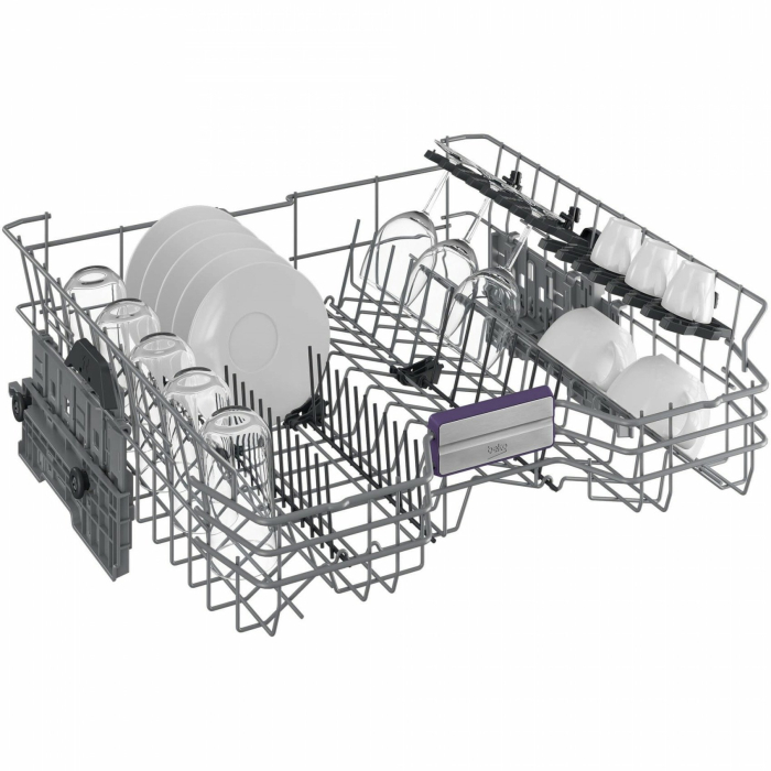 Masina de spalat vase, 15 seturi, 11 programe, clasa A, Wi-Fi, ventilatie, motor inverter, Argintiu, BEKO [9]