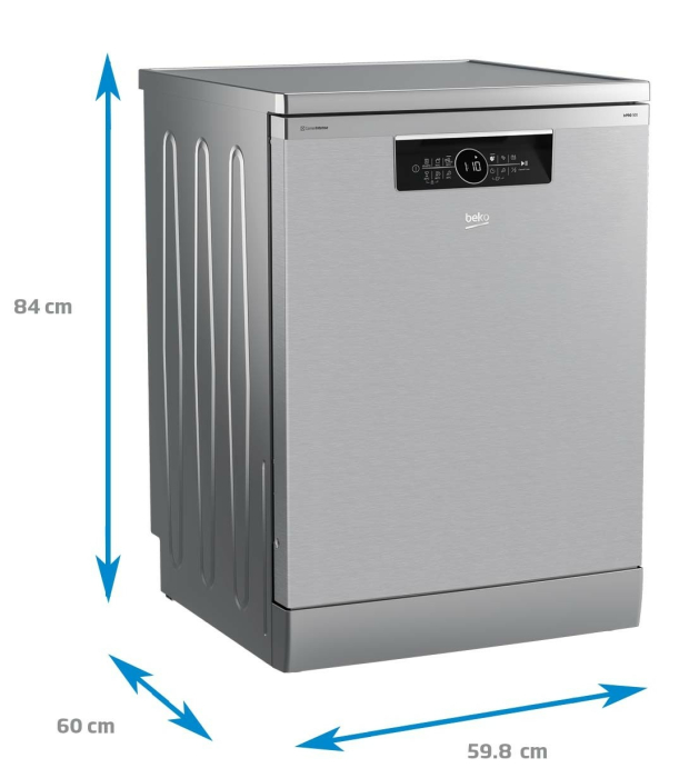 Masina de spalat vase, 16 seturi, 6 programe, motor inverter, display LED, 60 cm, Pearl INOX, BEKO [6]