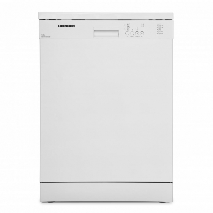 Masina de spalat vase, 6 programe, suport tacamuri, clasa E, capacitate 12 seturi, alb, HEINNER [1]