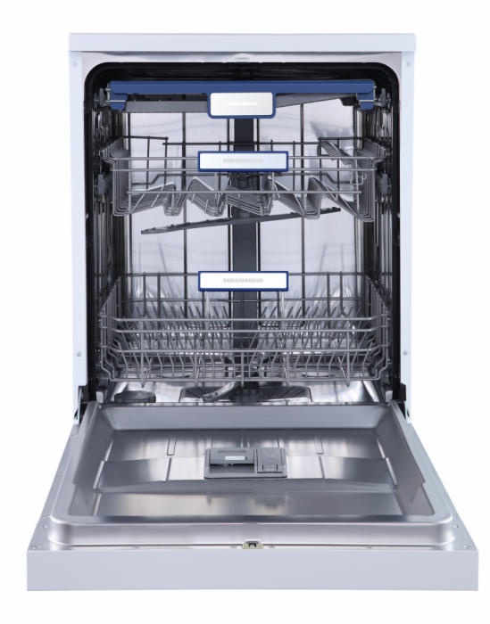Masina de spalat vase, 7 programe, clasa D, capacitate 14 seturi, display touch, auto door, alb, HEINNER [2]