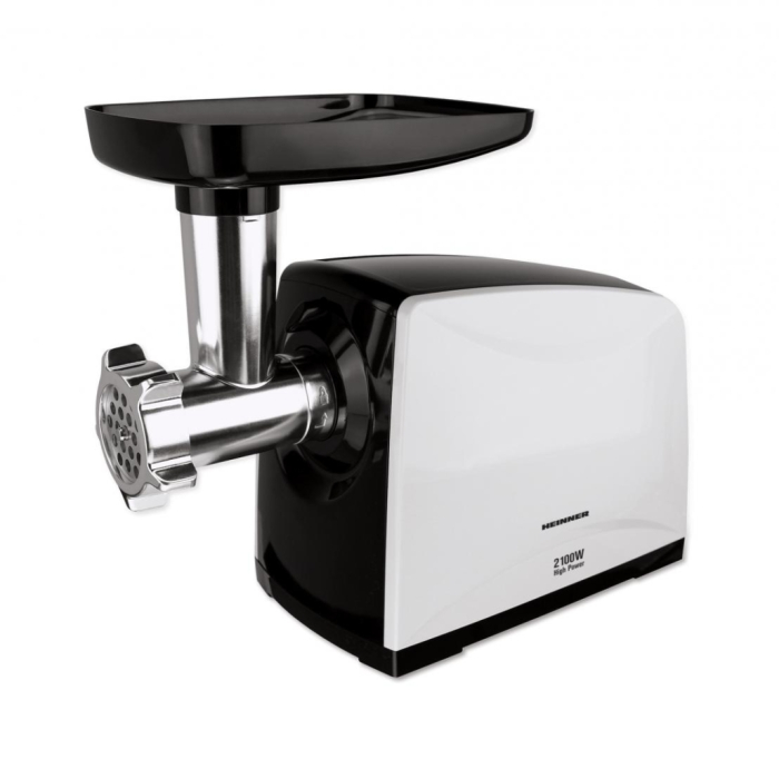 Masina de tocat carne, putere 2100 W, accesoriu pt rosii, carnati, cutit inox, 3 site, HEINNER [2]
