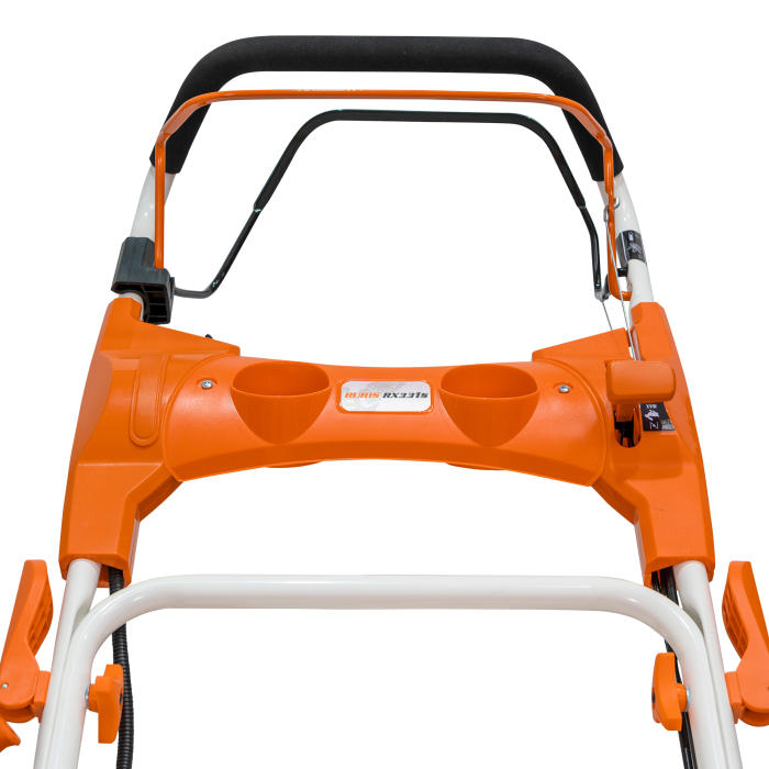 Masina de tuns gazon, benzina, autopropulsata, 3.5 Cp, 4 timpi, 145 cc, 25-75 mm, latime 460mm, pornire electrica, mulcire, sac 65L, RURIS [5]