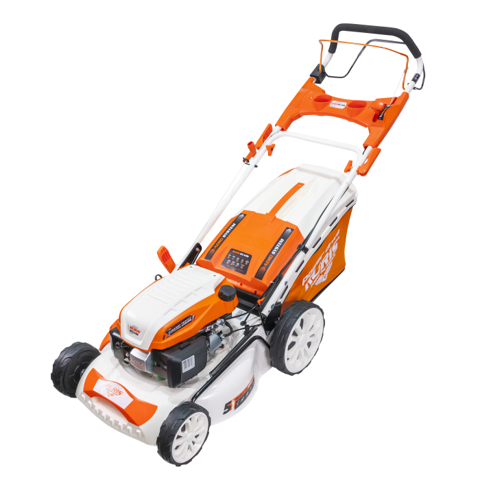 Masina de tuns gazon, benzina, autopropulsata, 3.9 Cp, 4 timpi, 170 cc, 25-75 mm, latime 460mm, mulcire, sac 65L, RURIS [5]