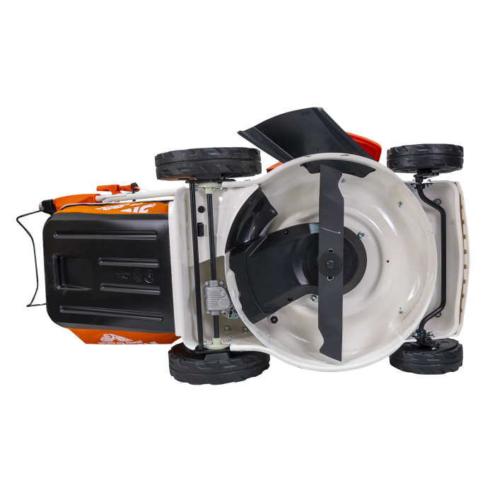 Masina de tuns gazon, benzina, autopropulsata, 3.9 Cp, 4 timpi, 170 cc, 25-75 mm, latime 460mm, mulcire, sac 65L, RURIS [8]