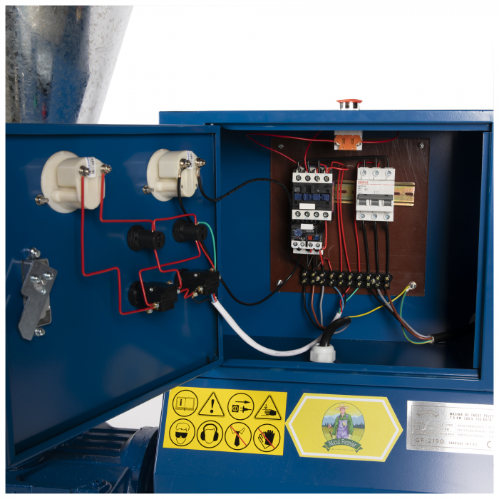 Masina PRO de facut peleti, 7.5KW, 380V, 100kg/ora, 1500 Rpm, Bobinaj Cupru Micul Fermier GF-2190 [4]