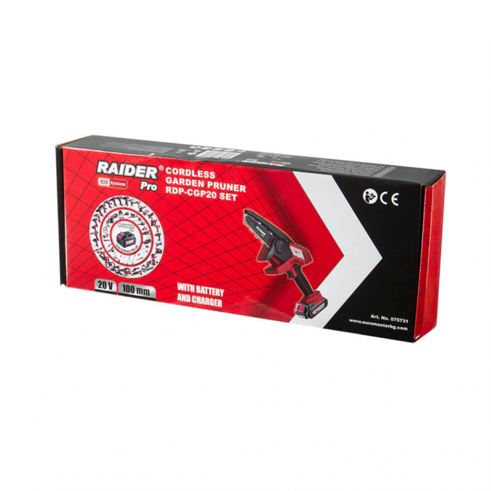Mini fierastrau cu acumulator, 2Ah, 20V, 5400Rpm, lama 12cm, Raider RDP-CGP20 [6]