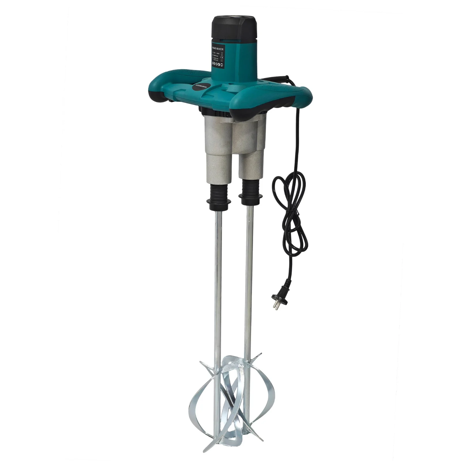 Mixer mortar, electric dublu, Mustang, 1800 W, 2 viteze, 2 palete , 590-700 Rpm, variator de viteza. [3]