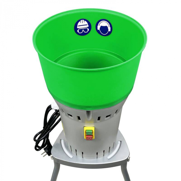 Moara electrica cereale si furaje, 4 site incluse, 220V, 25L, cu picioare, 1kw, 1900Rpm, Holz Mill [3]