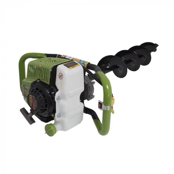 Motoburghiu pe benzina, foreza pentru pamant, Procraft GD 68, 3 cp + 3 burghie incluse (150,200,300 mm) [3]