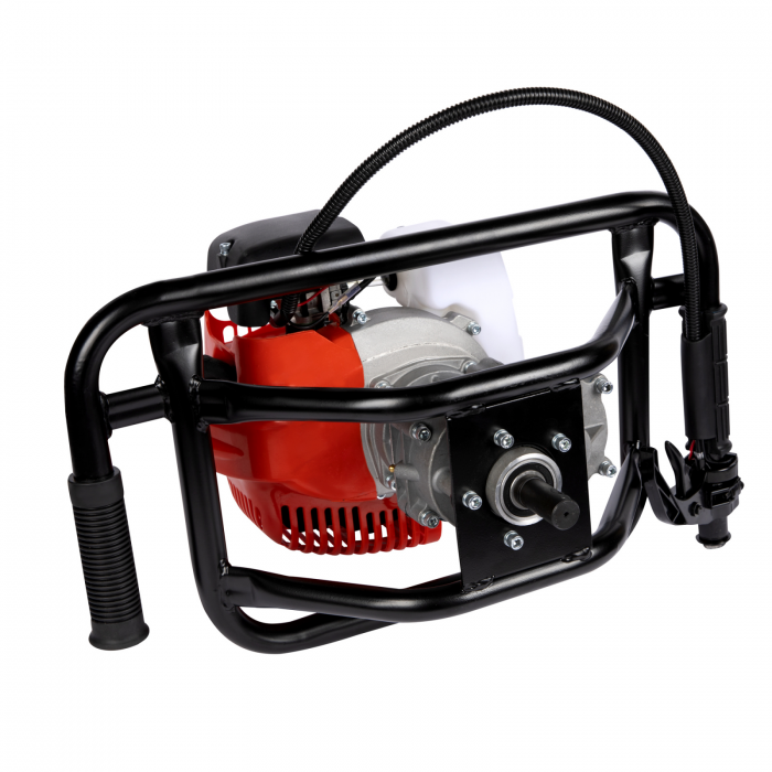 Motoburghiu pe benzina, foreza, DDT, 6 Cp, 2 timpi, 52cc, 8000Rpm + 2 burghie 150,200mm [4]
