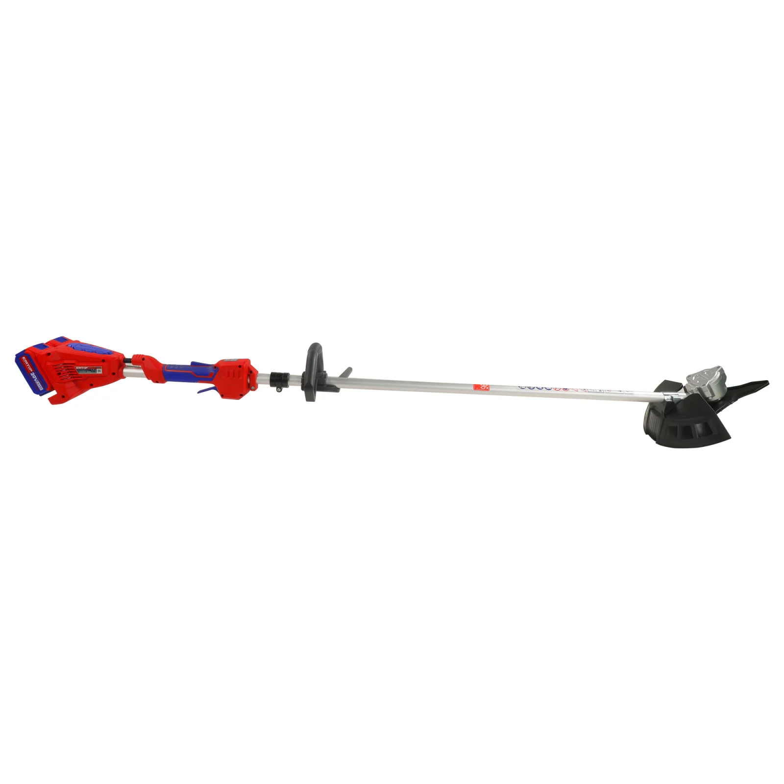 Motocoasa electrica, trimmer cu 2 acumulatori 20V 4.0Ah, Li-ION, 330/255mm, reglarea vitezei, ochelari, manusi, fir trimmer,  EMTOP [2]