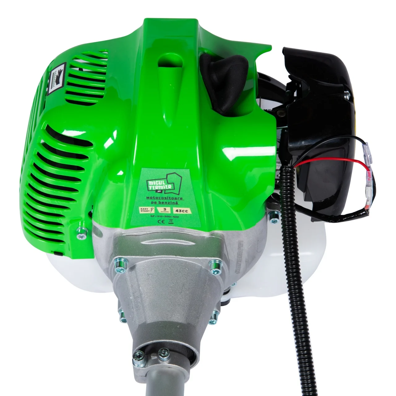 Motocoasa pe benzina, 3.4 Cp, 3 accesorii incluse, pornire rapida, 9500 Rpm, Micul Fermier [6]