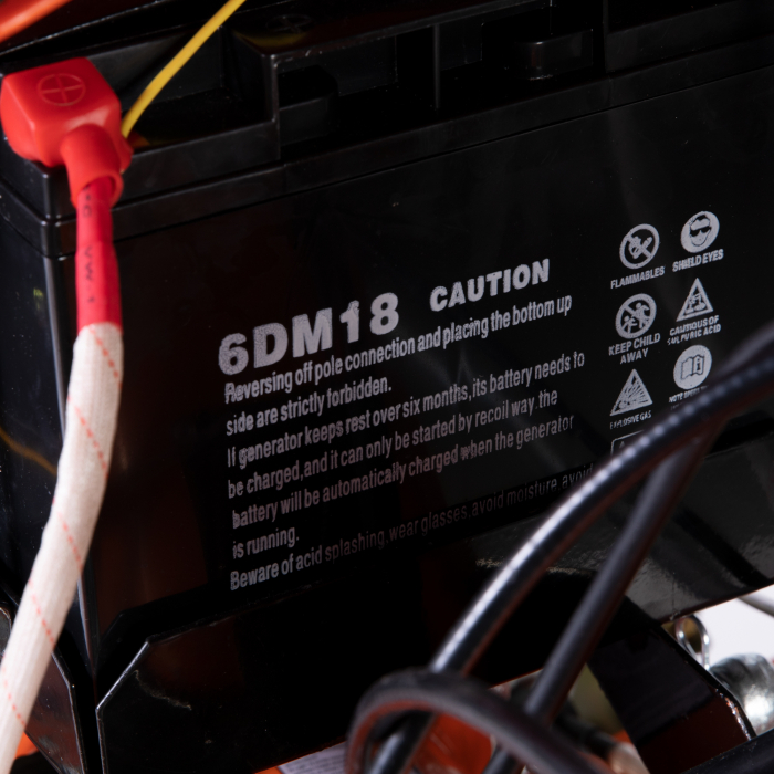 Motocultor 10CP, 418CC + plug reversibil mare + roti metal, Detoolz DZ-M127 [11]