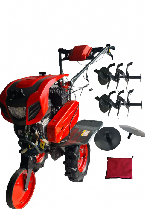 Motocultor pe benzina, 7 Cp, 210 Cc, 4 timpi, motor OHV, far, Elefant E2 (10390) [8]