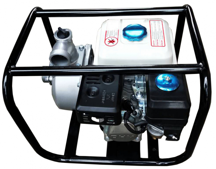 Motopompa pe benzina motor 4 timpi DDT, WP-50 , 6.5 cp, 196 CC, 30 m³/h debit, 2 " [2]