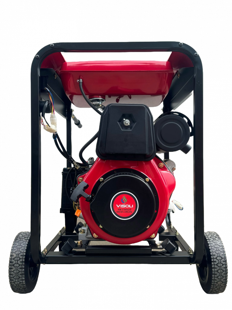 Motopompa diesel, 2" toli, motor 7 cp, debit 32 mc/h, refulare 80 m, aspiratie 8m, Visoli [2]