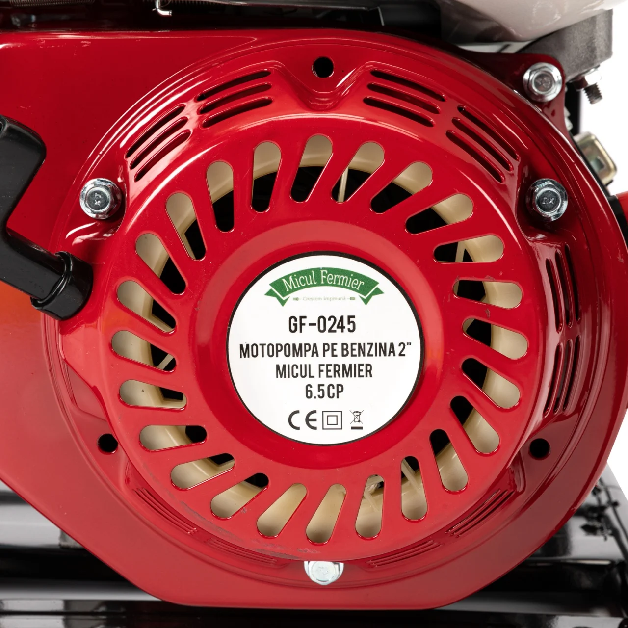 Motopompa pe benzina, 4 timpi, 2"tol, 196 Cc, debit 30 mc/h, 6.5 Cp, accesorii incluse, Micul Fermier [6]