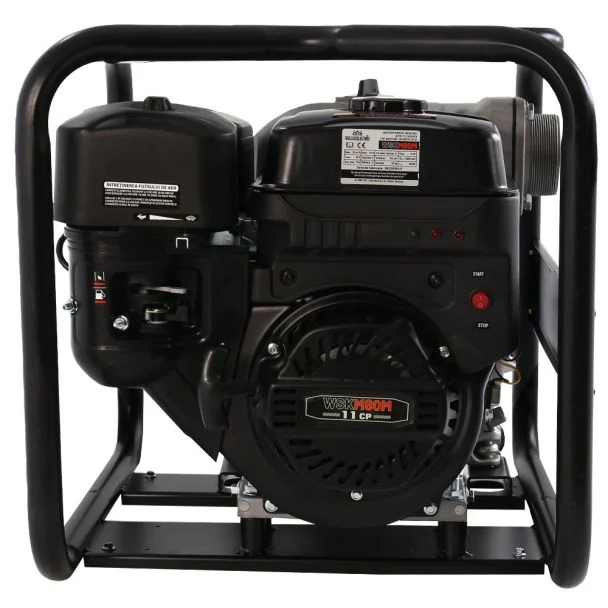 Motopompa pe benzina, pentru apa namoloasa, debit 55 mc/h, refulare 20 m, aspiratie 8 m, 3" toli, 7 cp, Wasserkonig [4]