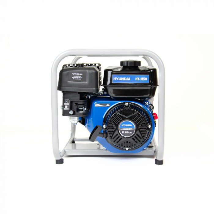 Motopompa pentru apa curata, aspiratie 8 m, 212 Cc, 466l/min, 2" tol, refulare 32 m, Hyundai [2]