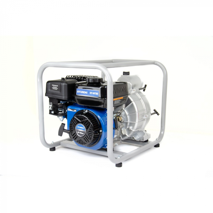 Motopompa pentru apa murdara, aspiratie 8 m, 212 Cc, 1000l/min, 3" tol, refulare 25 m, Hyundai [1]