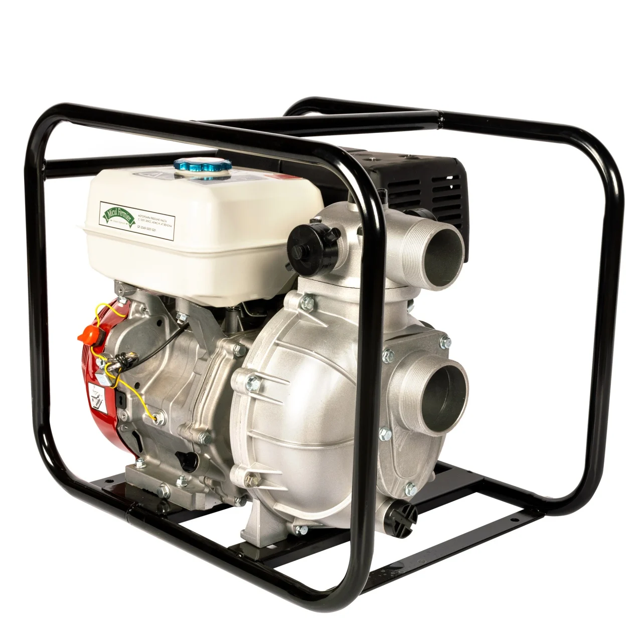 Motopompa presiune inalta, 2.5", 13CP, benzina, 4 timpi, 9.5Kw, aspiratie 7m, 80m refulare, Micul Fermier [9]