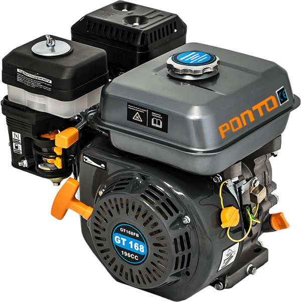 Motor pe benzina, 6.5 cp, ax 19mm, 4 timpi, 3600 Rpm, Ponto [1]