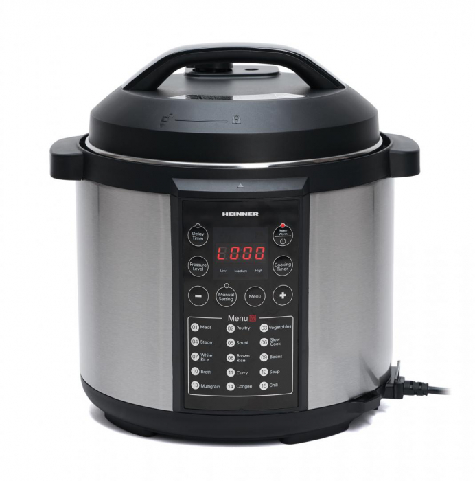 Multicooker cu presiune, capacitate 3.8L, 15 programe, touch, Heinner HPCK-6IX [1]