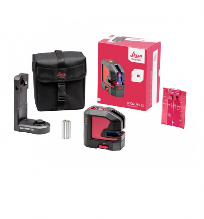 Nivela laser cu linii in cruce, LINO L2-S - ALKALINE - TWIST250 - LEICA-848435 [1]