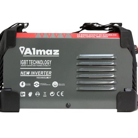 Pachet aparat de sudura Almaz AZ-ES003 + masca automata cu cristale Almaz, accesorii incluse, 250 A, 220V [2]