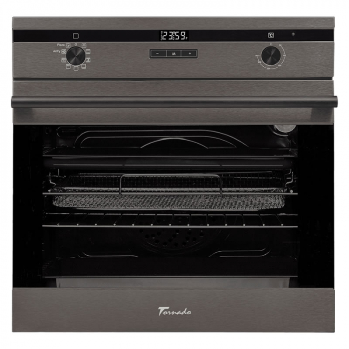 Pachet Cuptor electric incorporabil Tornado Eclipse, Dark Inox + Plita incorporabila Tornado Eclipse, Dark Inox [2]