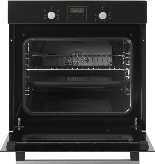 Pachet incorporabil, Cuptor electric, 62 litri, putere 2200 W, 6 functii, ventilator, display digital, clasa A, curatare catalitica,  Plita vitroceramica, 60 cm, 4 arzatoare, sticla ceramica, 9 trepte [5]