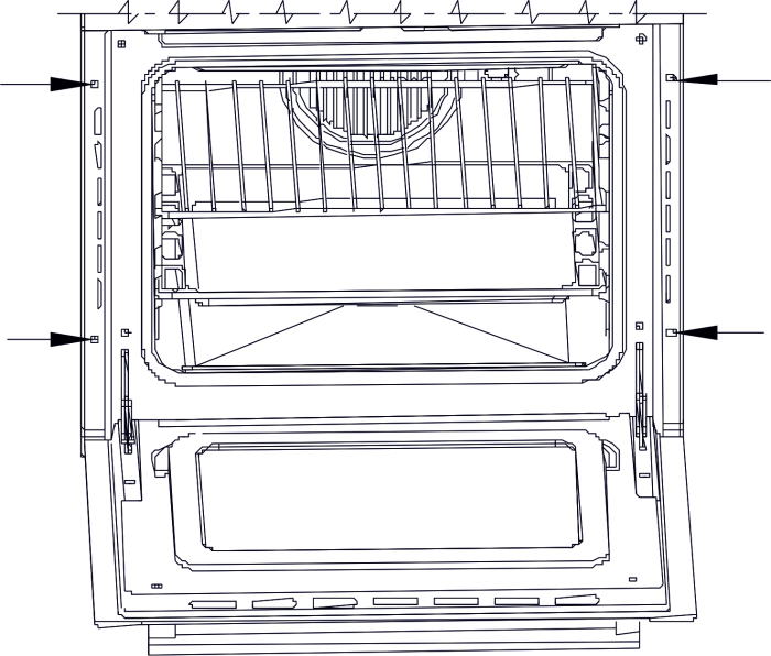 Pachet incorporabil, Cuptor electric, 75 litri, putere 2000 W, 5 functii, ventilator, display digital, Plita incorporabila vitroceramica, 4 zone, 60 cm, sticla, SAMUS [5]