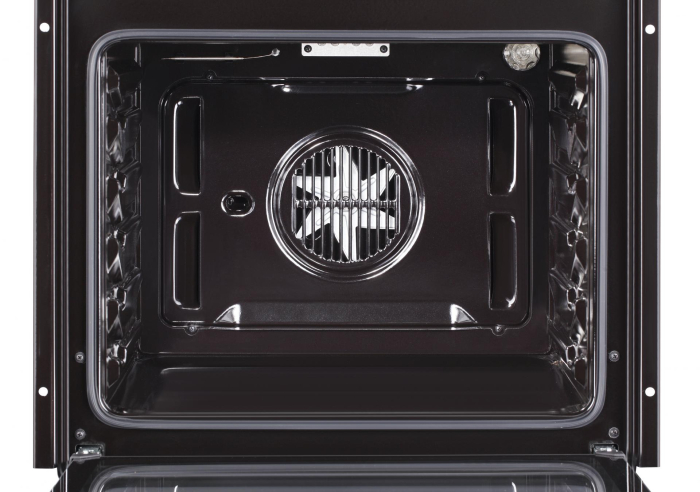 Pachet incorporabil, Cuptor electric, 75 litri, putere 2000 W, 5 functii, ventilator, display digital, clasa A, Plita sticla neagra, 58 cm, 4 arzatoare, gratare fonta, aprindere eletrica, SAMUS [3]