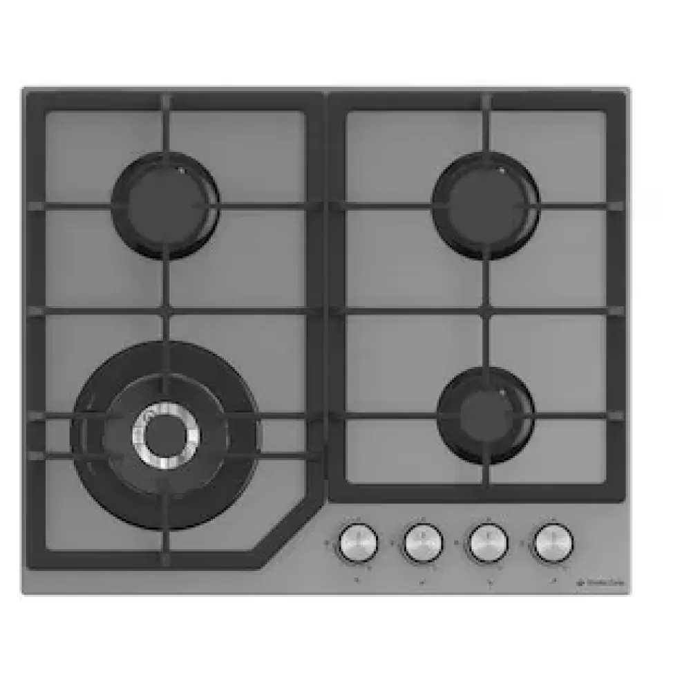 Pachet incorporabil, Cuptor electric, convectie, grill, ventilatie, 6 functii, 69 L, Plita pe gaz, sticla gri, aprindere electrica, 60cm, Studio Casa Duo Modern Parma Glass Grey [2]
