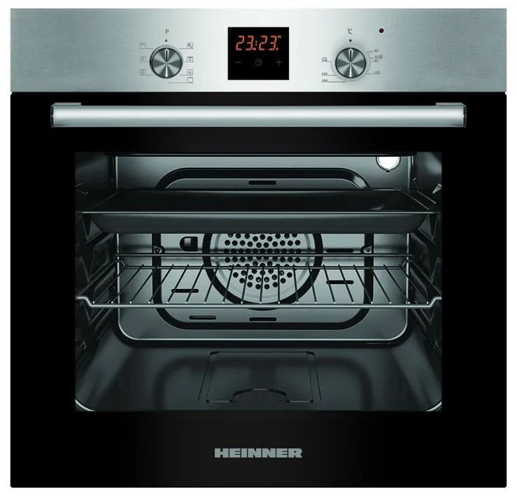 Pachet incorporabil Heinner, cuptor electric 56L, 7 programe, grill + plita inox 4 ochiuri aprindere electrica, gratare din fonta [3]