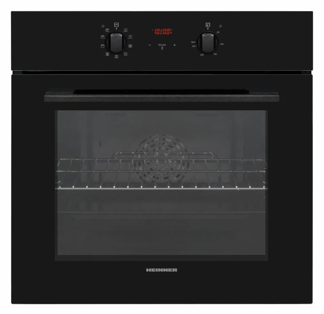 Pachet incorporabil Heinner, cuptor electric 69L, 9 programe, grill + hota decorativa sticla 60 cm, 3 trepte + plita sticla 4 ochiuri aprindere electrica, gratare din fonta, Heinner [2]